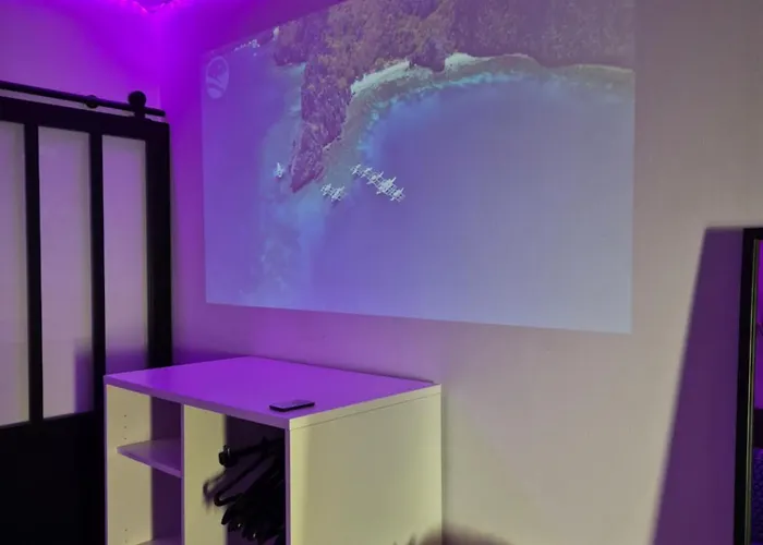 Apartamento Le Nid Douillet Calme Proche Du Centre Parking Video Projecteur